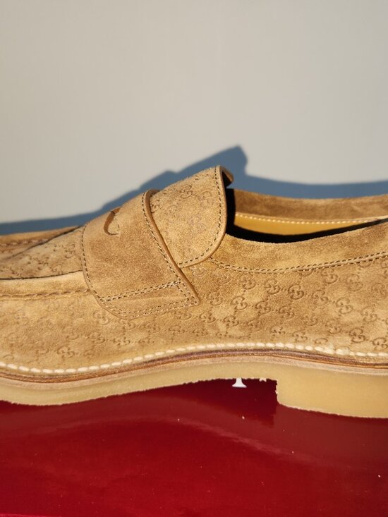NIB Gucci GG suede loafer with web G 9 US 9.5 main image 11